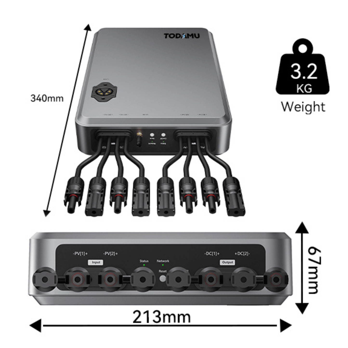 Solar Hub with Wi-Fi monitoring for solar storage system control