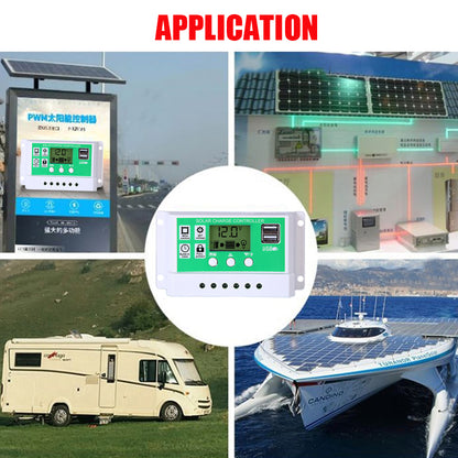 2000W 12V Wechselrichter mit 50W Solarpanel und 50A Laderegler
