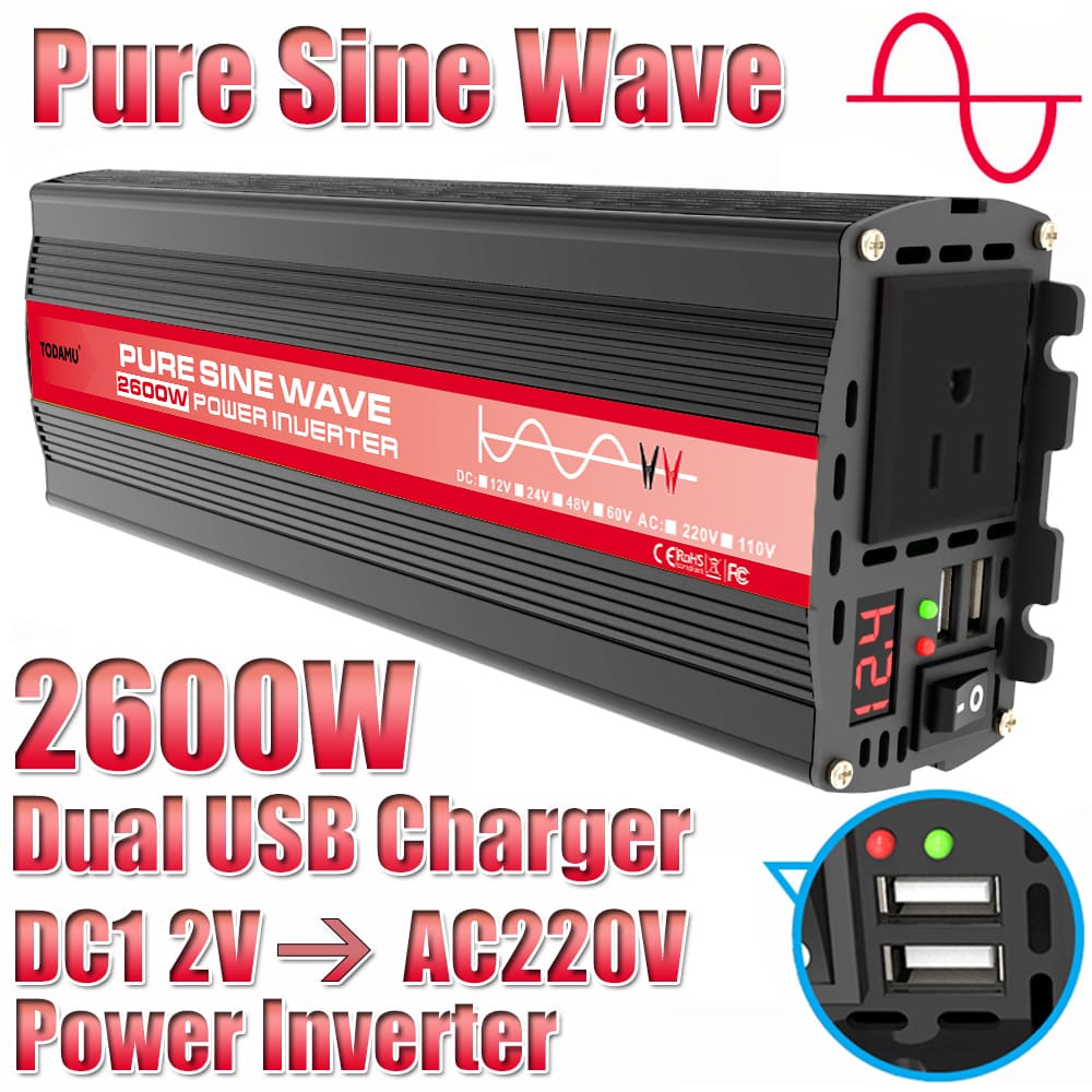 2600W Reiner Sinus-Wechselrichter