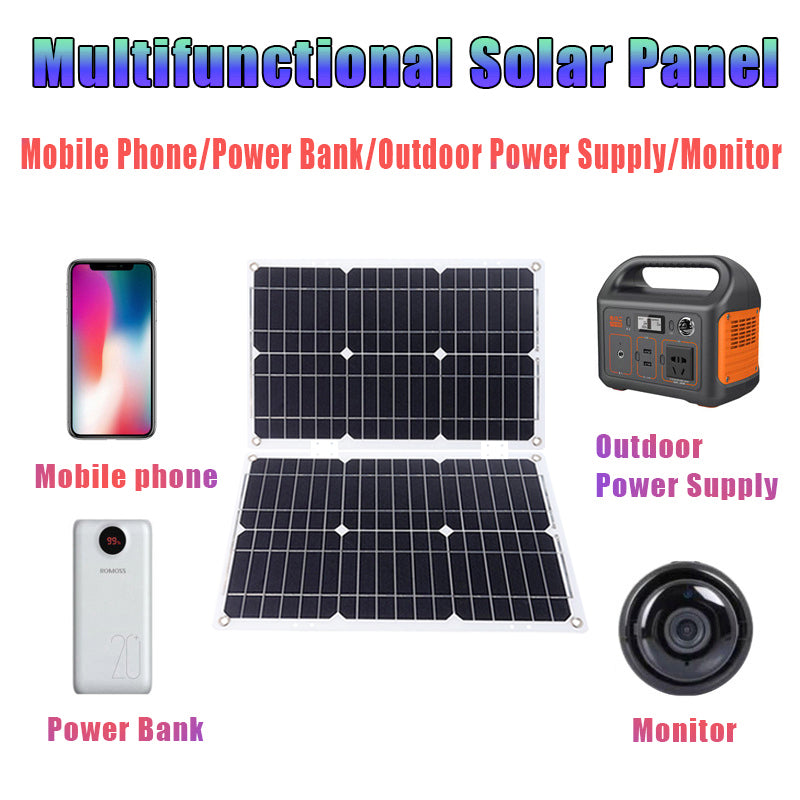 2600W 12V Wechselrichter mit 50W Solarpanel und 50A Laderegler