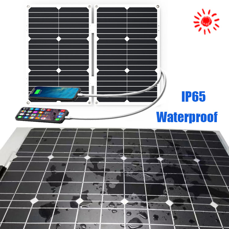 12V auf 220V/110V 3000W Reiner Sinus Wechselrichter mit Solarpanel und 50A Solarregler