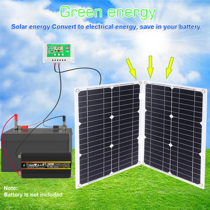 12V auf 220V/110V 3000W Reiner Sinus Wechselrichter mit Solarpanel und 50A Solarregler