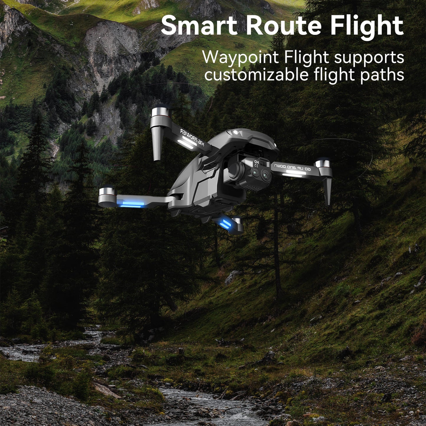 TODAMU H16 Prowler Beginner 4K Camera Drone with Obstacle Avoidance & Smart Flight Modes