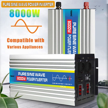 8000W Pure Sine Wave Power Inverter