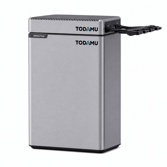TODAMU Energy 2–6kWh balcony solar storage battery with Solar Hub
