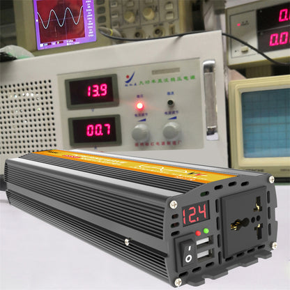 2000W 12V Wechselrichter mit 50W Solarpanel und 50A Laderegler