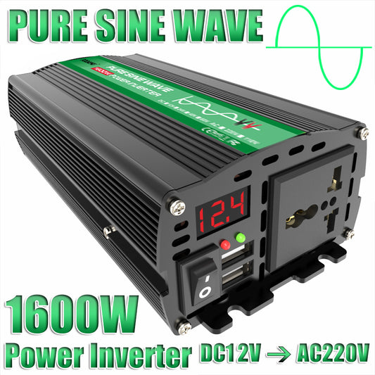 1600W Pure Sine Wave Power Inverter