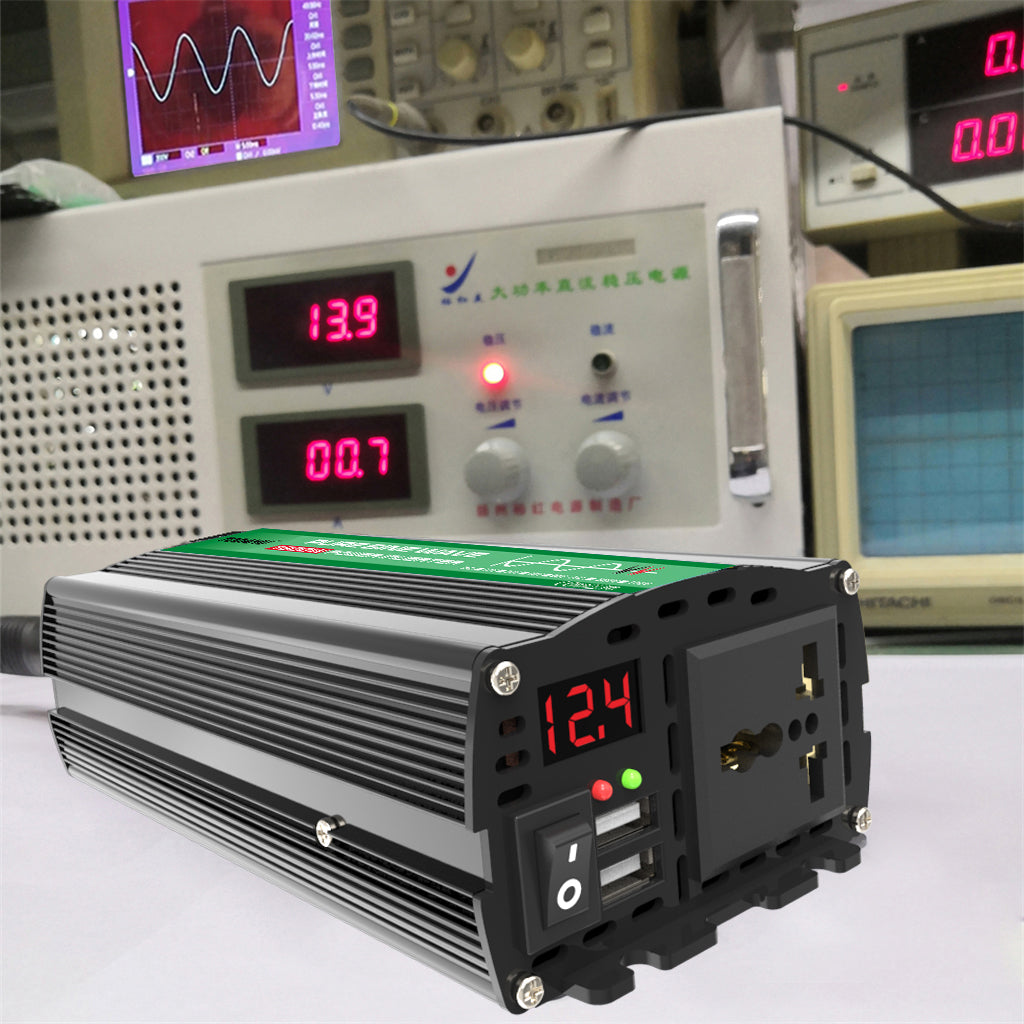 1600W 12V to 110V/220V Pure Sine inverter With Solar Panel and 50A 12V/24V Solar Controller
