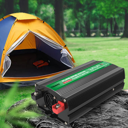 1600W 12V to 110V/220V Pure Sine inverter With Solar Panel and 50A 12V/24V Solar Controller