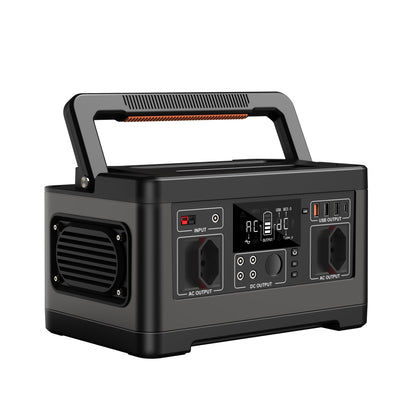 520Wh 500W Pure Sine Wave Lithium Battery Generator for Camping, Emergency, Home Backup
