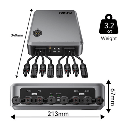 Solar Hub with Wi-Fi monitoring for solar storage system control
