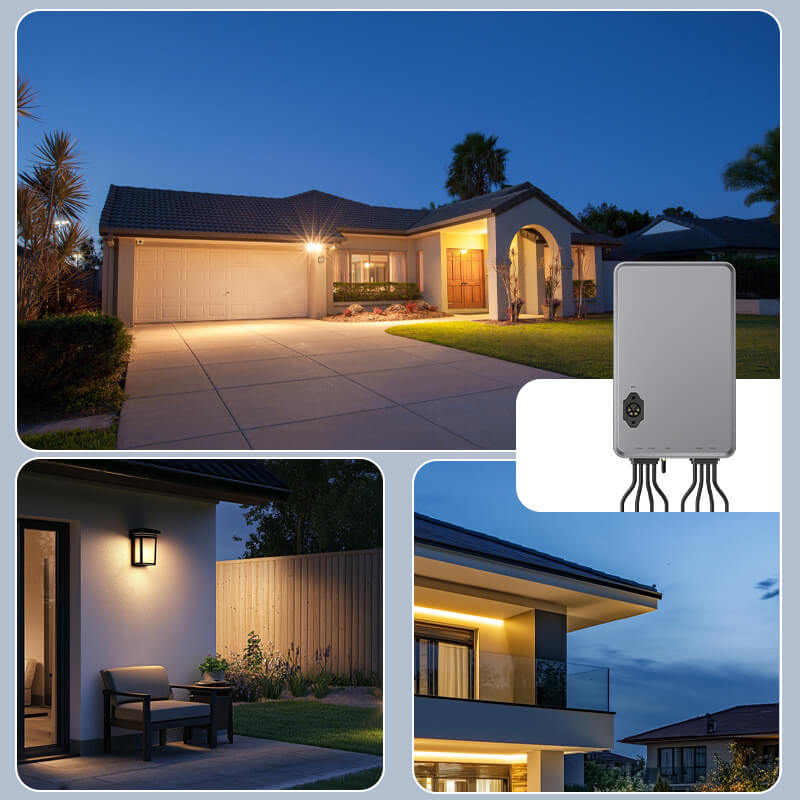 Solar Hub connected to flexible solar panels for home self-consumption
