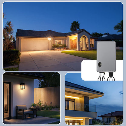 Solar Hub connected to flexible solar panels for home self-consumption
