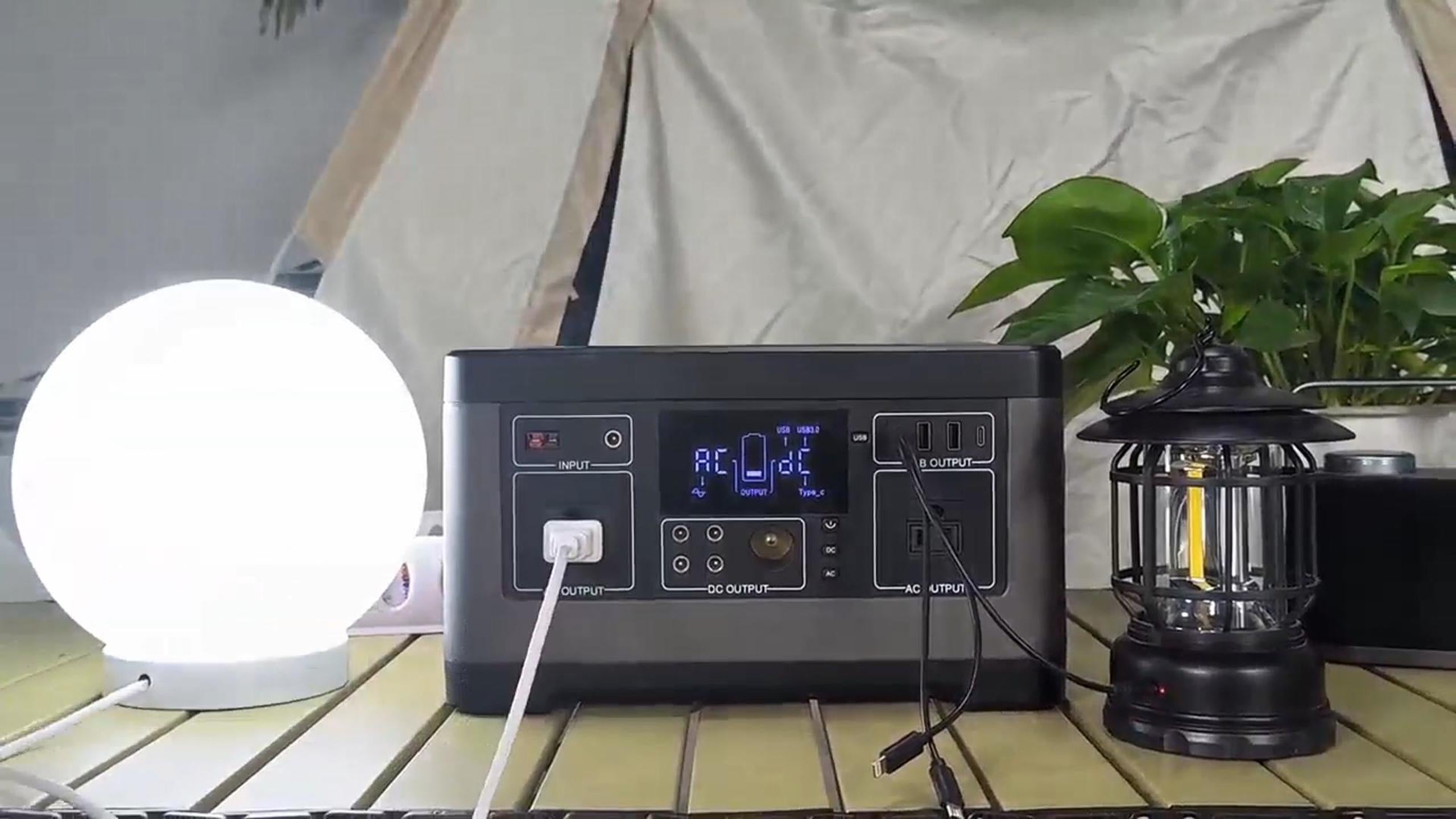Load video: Voltgo 500 pro power station